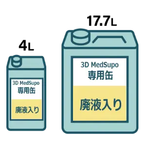 元の容器に入った状態